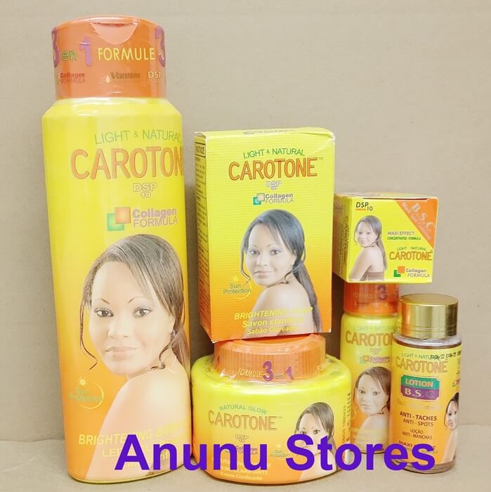 Light & Natural Carotone Brightening Body Products